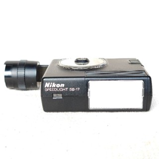 แฟลช Nikon Speedlight SB17 สำหรับกล้อง NIKON F3  : Nikon Speedlight SB17 Flash for NIKON F3 Cameraพร้อมฟิลเตอร์หน้า