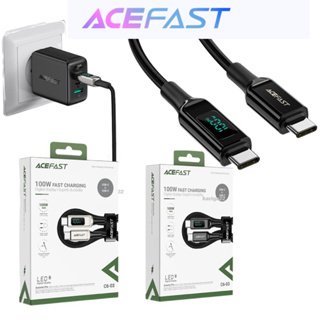 ACEFAST รุ่น C6-03 สายชาร์จ ไทป์ซี-ไทป์ซี ชาร์จเร็ว 100วัต จอแสดงผล 100W fast charge Acefast