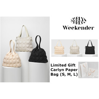 Carlyn Weekender Bag 3 Colors H73105010 (Ivory, Black, Spring Grey) พร้อมส่ง