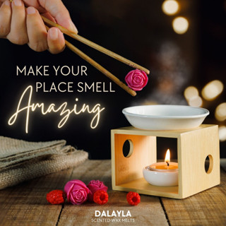 Dalayla เทียนละลาย (wax melt) จากธรรมชาติ 8 กลิ่น ใช้กับเตาอโรม่า | กาแฟ กลิ่นลาเวนเดอร์ ยูคาลิปตัส มะนาว ดอกส้ม วนิลา