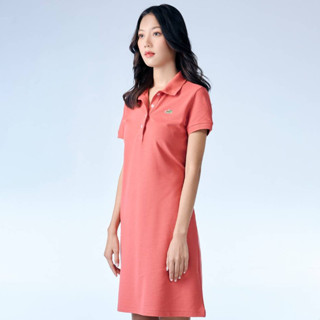 ASTRO DUST RED WOMEN ATHLETIC LENGTH DRESS ชุดเดรสโปโลสีเเดง ASTRO DUST RED