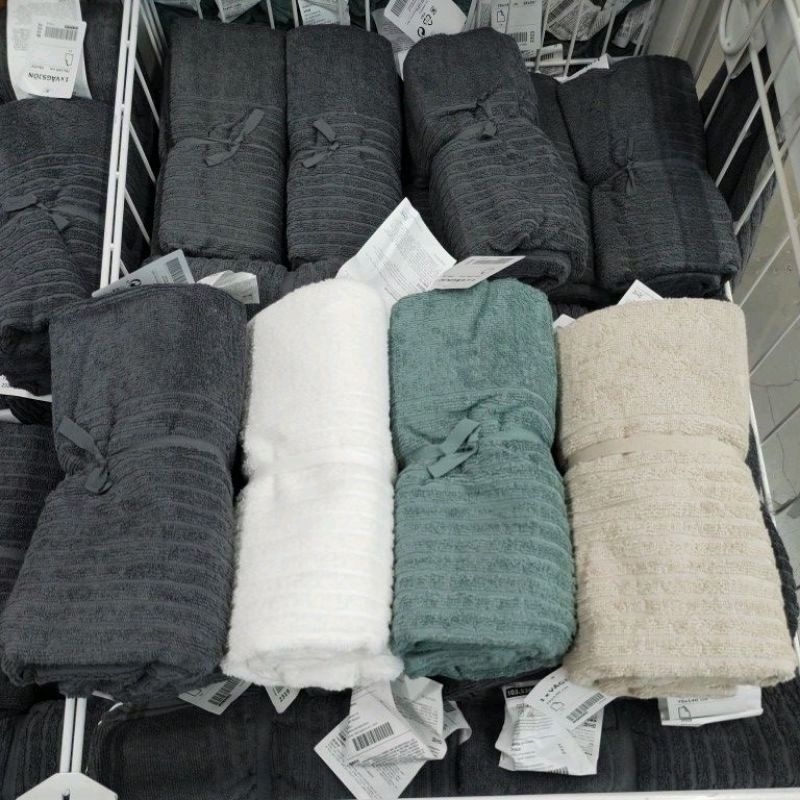IKEA,แท้,ผ้าเช็ดตัวอิเกีย,อีเกีย, Ikea ผ้าขนหนู 70x140 ซม.