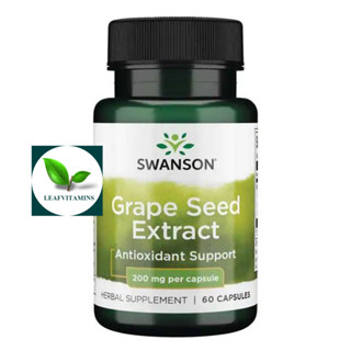 Swanson Superior Herbs Grape Seed Extract (Standardized) 200 mg / 60 Caps