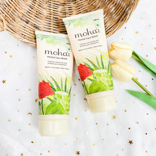 Moha Herbal Face Wash โฟมล้างหน้าโมฮา ขนาด  200 ml. ราคาต่อ 1 ชิ้น