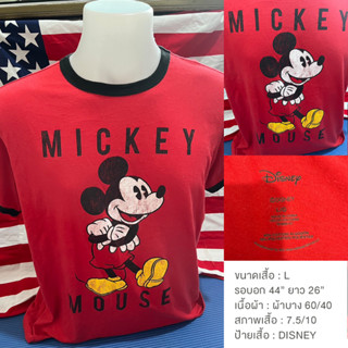 pshirtvingtage เสื้อมิกกี้เมาส์ วินเทจ Mickey Mouse T-Shirt Vingtage มือสอง