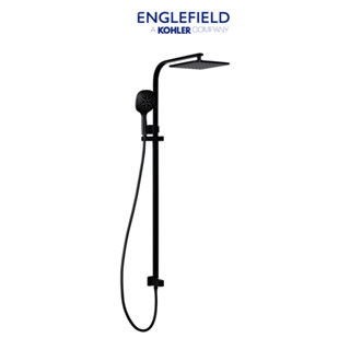 ENGLEFIELD Ansio round slide bar 60cm. ชุดฝักบัวพร้อมที่สลับทางน้ำ รุ่นแอนซีโอทู K-30767X-BL