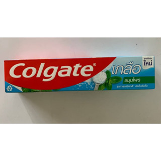 colgate ยาสีฟันคอลเกต ผสมฟลูออไรด์ เกลือสมุนไพร 150กรัม