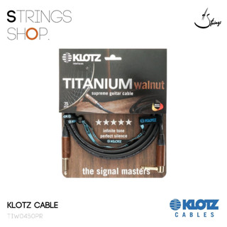 สายเคเบิ้ล KOTZ CABLE TITANIUM WALNUT - SUPREME GUITAR CABLE WITH WALNUT SLEEVES - 4.5M (TIW0450PR)