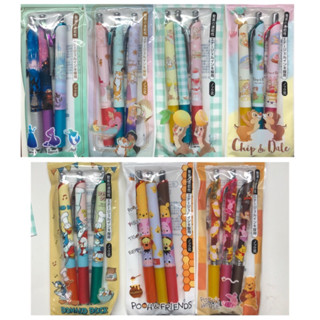 set ปากกาหมึกเจล pentel energel จาก disney store japan