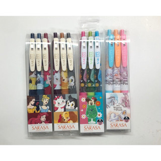 set ปากกาหมึกเจล sarasa clip จาก disney store