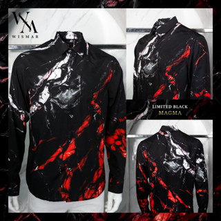 เสื้อเชิ้ตแขนยาวลายหินอ่อน : Magma  Marble Shirt (Long-sleeved)