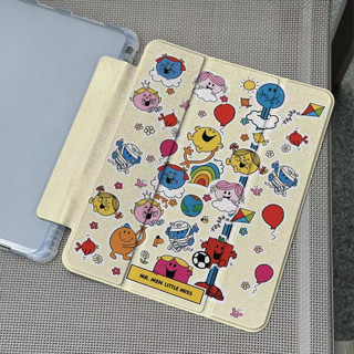 เคสไอแพด Gen9/8 10.2 Air5 Mr.MEN&amp;LITTLE MISS เคสiPad Gen7 Gen10 Air4 Air3 Case iPad ใส่ปากกาได pro11 10.5 10.9 gen6/5