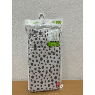 Uniqlo กางเกงเลคกิ้งเด็ก สี Light Gray ขนาด 100 สินค้าใหม่ พร้อมส่ง
