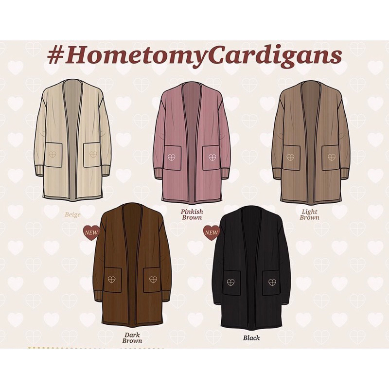 คาร์ดิแกน Home to My Heart 🤎 Cardigans ** Used **