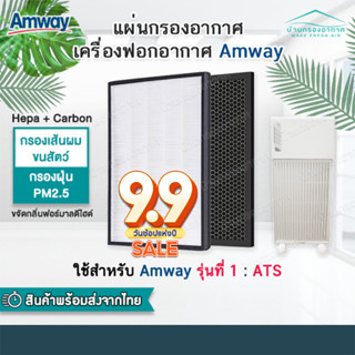 แผ่น กรอง อากาศ ไส้กรอง แอมเวย์ รุ่น 1 Hepa หรือ Carbon คุณภาพดี ราคาถูก ใส่แทนของเดิมได้เลย E2526 E2527 E2528