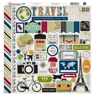 Echo Park - Getaway Element Sticker สติกเกอร์
