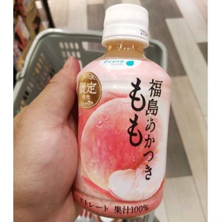 ecook​ ญี่ปุ่น​ จำหน่ายปีละครั้ง​ ใหม่ น้ำพีช​ 100% หอม​อร่อย​ สดชื่น dk​ acure made peach​ 280ml