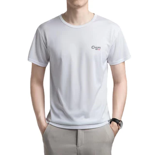 ส่งเร็ว เสื้อยืดกีฬาแขนสั้นผู้ชายผ้าดีใส่สบายไม่ร้อน