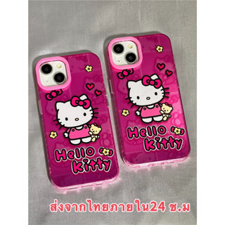 🖤ส่งจากไทยใน24ชม.🖤เคสไอโฟน 14 13 12 11 Pro Max เคส iPhone 11 การ์ตูน pink พกง่ายๆ การป้องกันการตก Case