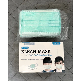 ‼️พร้อมส่งครบสี‼️ Klean Mask เด็กโต อายุ 7-12 ปี หน้ากากอนามัยทางการแพทย์ 3 ชั้น ลอตล่าสุด อย.ไทยถูกต้อง 50 ชิ้น/กล่อง