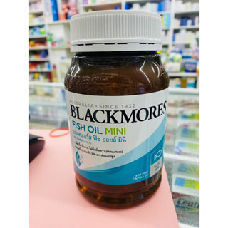 (400แคปซูล) Blackmores Fish Oil Mini Caps แบลคมอร์ส โอเดอร์เลส ฟิช ออยล์ มินิแคป