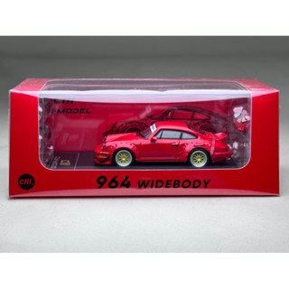 Porsche 964 Widebody Scale 1:64 ยี่ห้อ CM Model