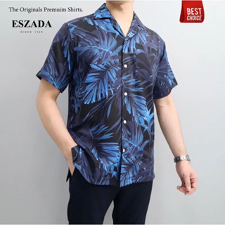 เสื้อฮาวายไหมญี่ปุ่นรุ่นพิเศษ  ผ้าใส่สบาย ทรงสวย แบรนด์ ESZADA พร้อมส่ง