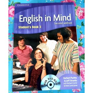 🌷English in Mind second edition Students book 3มือ1