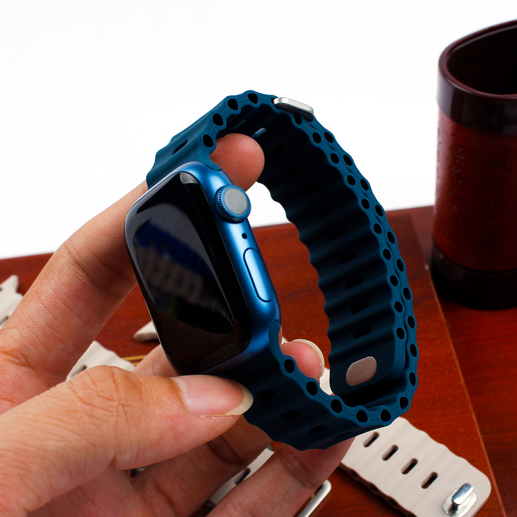 สายนาฬิกา smart watch  เลือกได้หลายสี ขนาด 38mm/40mm/41mm/42mm/44mm/45mm นุ่มสบาย