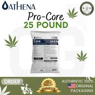 Athena Pro Core 25lb ของแท้ 100% พร้อมส่ง ไนโตรเจนเพื่อประกอบคลอโรฟิลล์และกรดอะมิโน แคลเซียมเพื่อสร้างโครงสร้าง