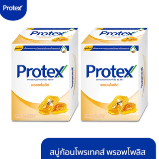 [ทั้งหมด 2 แพ็ค] โปรเทคส์ สบู่ก้อน สูตรพรอพโพลิส ขนาด 60 กรัม (แพ็ค 4 ชิ้น รวม 8 ก้อน) PROTEX BAR SOAP PROPOLIS 60 G.