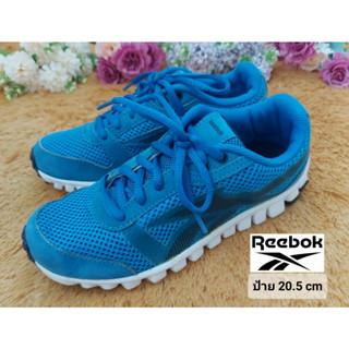 [ป้าย 20.5 cm] รองเท้าเด็ก Reebok สีฟ้าสวย สภาพใหม่มากๆ