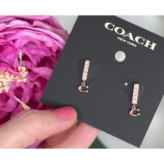 พร้อมส่ง แท้ 💯% ต่างหู coach