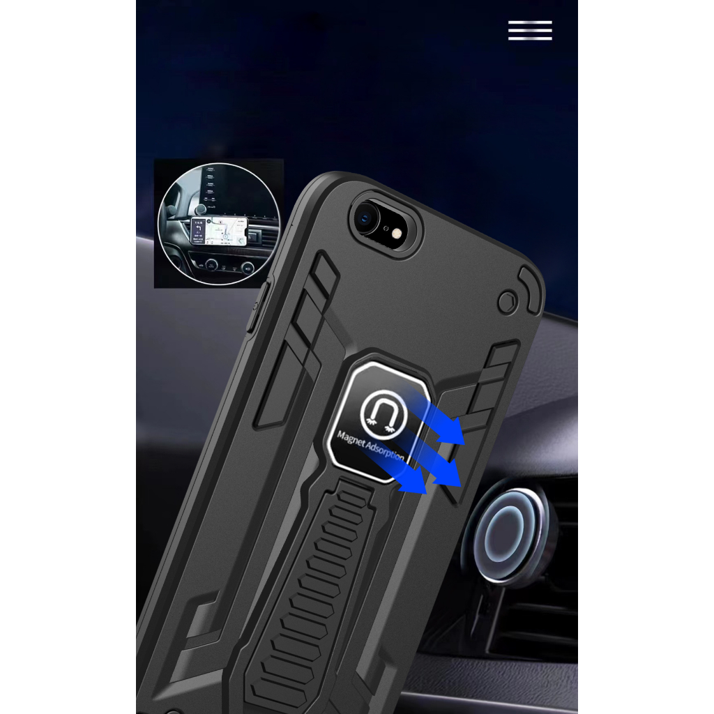 เคสมีขาตั้ง Case ip 6 6s 6Plus 6sPlus 7 8 SE 2020 7Plus 8Plus iPXR iP11 iP11Promax กันกระแทกมีขาตั้ง