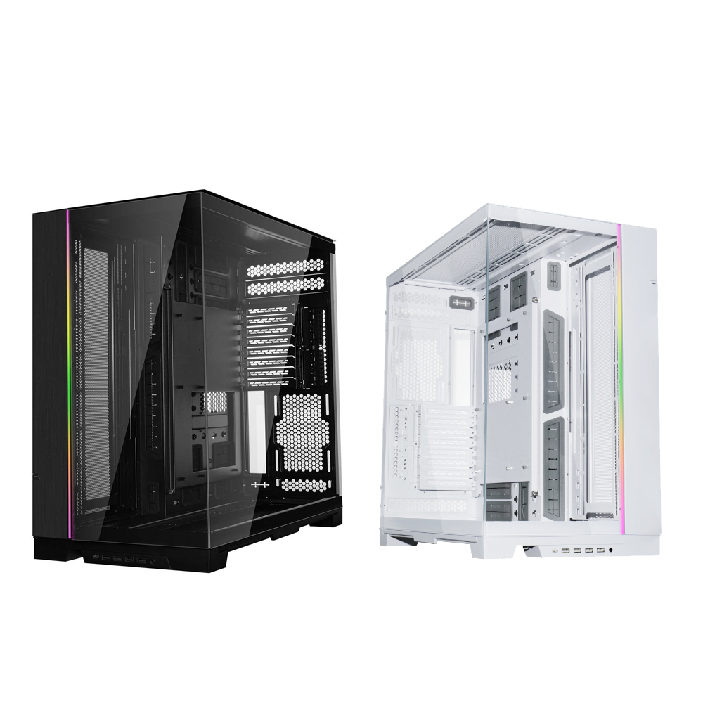 Lian Li O11 Dynamic EVO XL Tower Case with TG Black / White