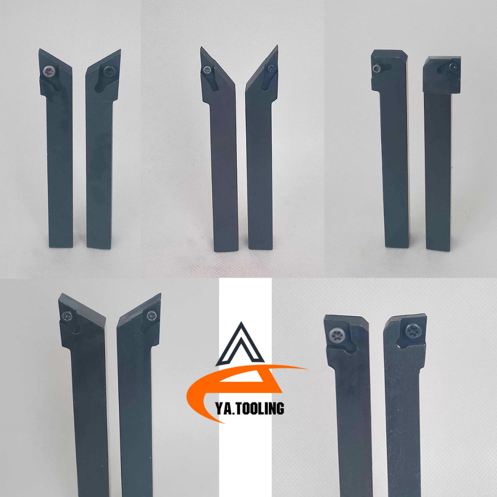 ด้ามมีดกลึงปอกผิวนอก 10 มิล และ 12 มิล ใส่เม็ด T11 , D11, D07, C09, V11 ของใหม่ ทนต่อการสึกหรอ พร้อมส่ง