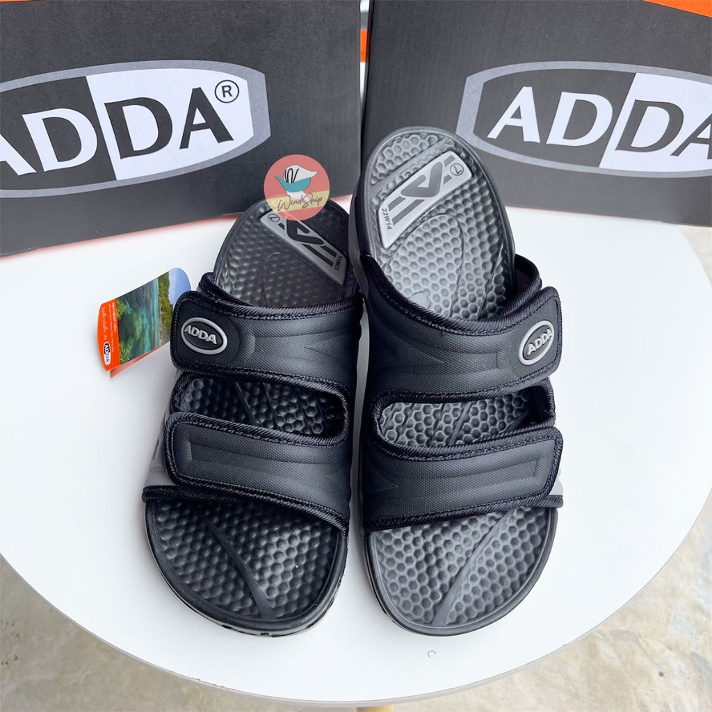 รองเท้าแอดด้า รองเท้าแตะแบบสวม ปรับสายได้ ADDA 22W14 ใส่ได้ชายหญิง พื้นนิ่ม ใส่สบาย - รูปที่ 5