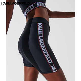 Karl Lagerfeld - ESSENTIAL KARL LOGO SWIM SHORTS 235W2243 ชุดว่ายน้ำท่อนล่าง