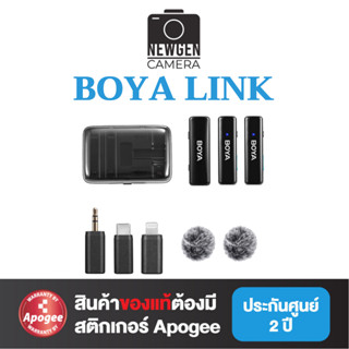 BOYA LINK ไมโครโฟนไร้สาย All-In-One พร้อมช่องสัญญาณ 2.4G สินค้าพร้อมจัดส่ง