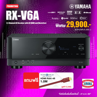 YAMAHA RX-V6A 7.2-Channel AV Receiver with 8K HDMI and MusicCast