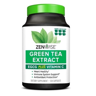 พร้อมส่ง📌Green Tea Extract EGCE Vitamin C 120 Capsules