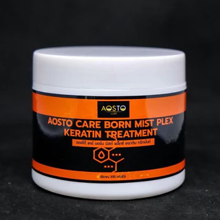 🔥AOSTO CARE BORN MIST PLEX KERATIN 🔥RC-201ปริมาณ300กรัม ทรีทเม้นท์เคราตินสปาร้อนฟื้นผมเเห้งเสียจากการทำเคมี