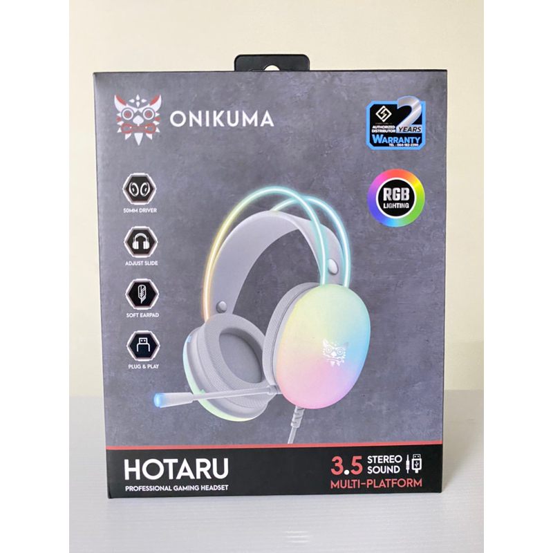 Onikuma X25 HOTARU มือ 2 สภาพดีมากๆ ใช้งานได้ปกติ พร้อมส่ง!!