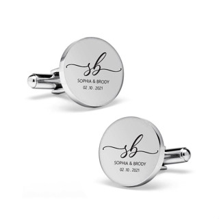 กระดุมคัฟลิงค์สลักชื่อ​ฟรี กระดุมข้อมือสูท cufflinks กระดุมชื่อสั่งทำ กระดุมสูทสั่งทำชื่อ  ส่งจากกรุงเทพ ✖งดชำระปลายทาง✖