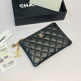 กระเป๋าใส่เหรียญสีไหม่สวยมาก CHANEL MINI WALLET OCASE ZIPPY