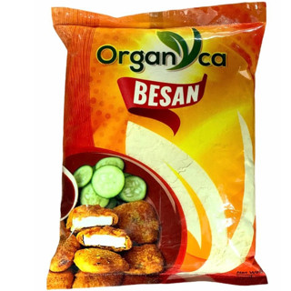 Organyca Besan 500g (Gram Flour - Chick Pea Flour) แป้งถั่วลูกไก่