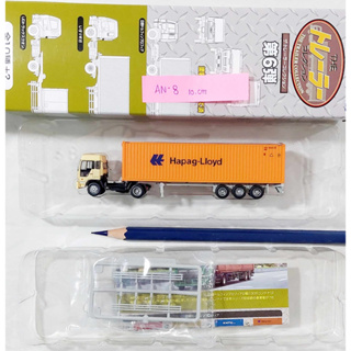 Pre-Owned item N Gauge Tomytec 1/150 ❄️ AN-8 Container tracking Hapad Lloyd Truck สินค้ามือ 2 Lot ญี่ปุ่น กล่องไม่สวย