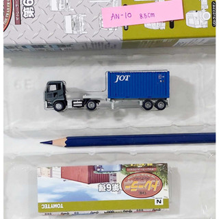 Pre-Owned item N Gauge Tomytec 1/150 ❄️ AN-10 Container tracking JOT blue mini Truck สินค้ามือ 2 Lot ญี่ปุ่น กล่องไม่สวย