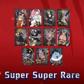 Special Movie Card One piece film red "SSR"  Complete Set 11 Cards (1 Set มี การ์ด SSR  จำนวน 11 ใบ ค่ะ)