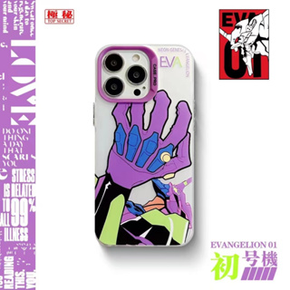 🎁ส่งของขวัญ🎁เคสไอโฟนการ์ตูน EVANGELION เคสไอโฟน14Pro max cool เคส for iPhone 14 13 12 11 13Pro max 12Pro case แฟชั่น